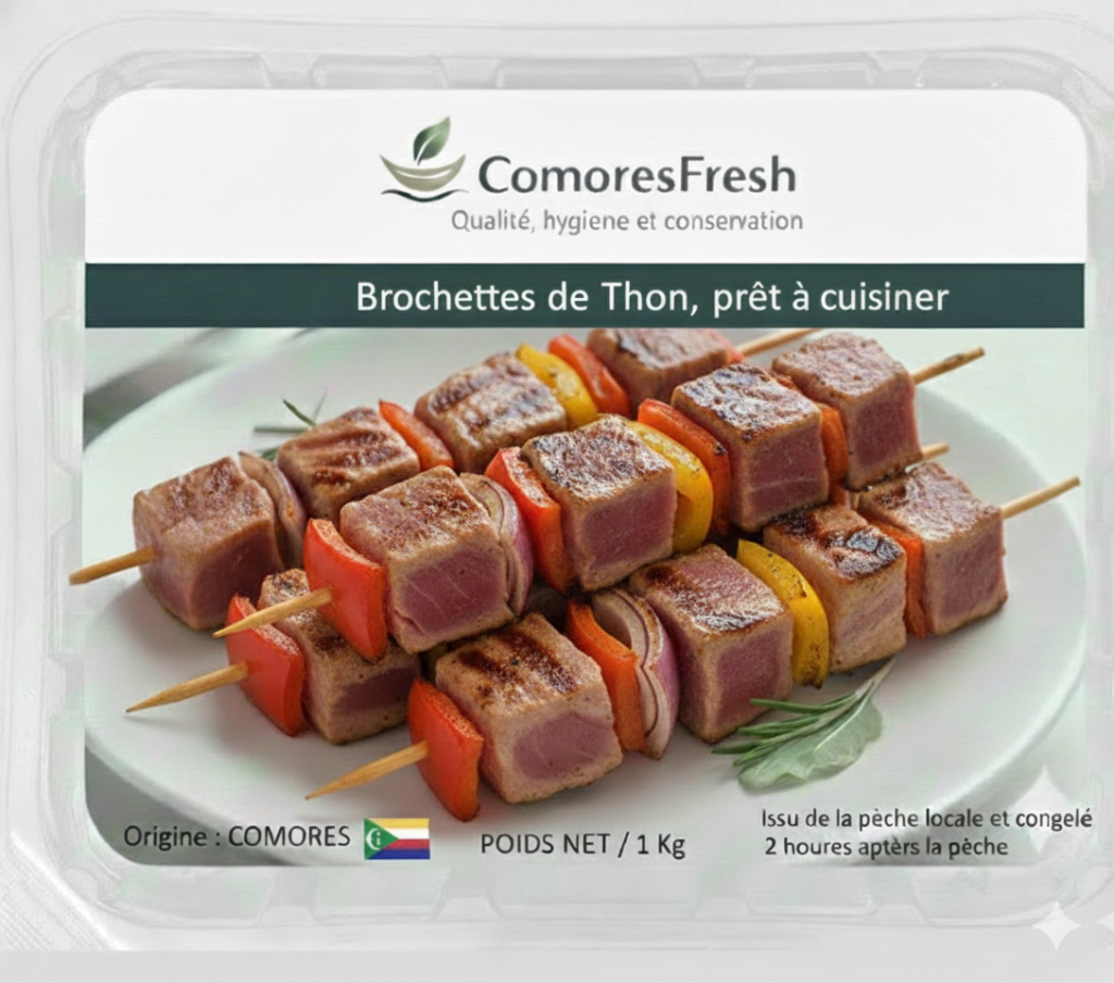 brochettes de thon
